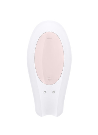 Vibromasseur pour couple connecté blanc Double JOY Satisfyer - CC5972420020